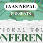 Poster for IAAS Nepal's National Youth Conference 2025.